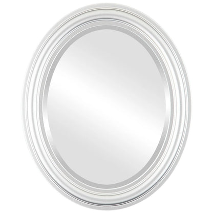 OVALCREST Oval Beveled Wall Mirror for Home Decor - Philadelphia Style