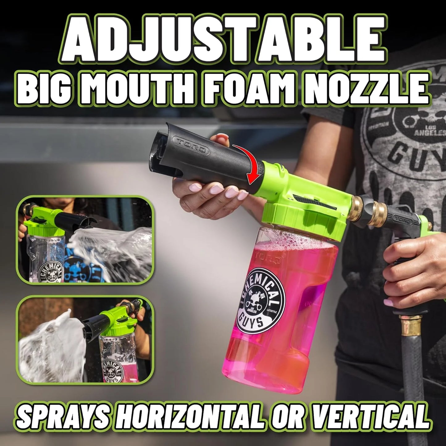 Chemical Guys HOL491 Spring Cleaning Car Wash Kit including ACC_326 Foam Gun (Works with Garden Hose) & MaxiSuds Car Wash Soap (6 Items)