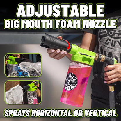 Chemical Guys HOL491 Spring Cleaning Car Wash Kit including ACC_326 Foam Gun (Works with Garden Hose) & MaxiSuds Car Wash Soap (6 Items)