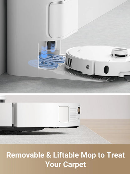 dreame L40 Ultra Robot Vacuum with Removable & Liftable Mop, Extendable & Liftable SideBrush, 11,000Pa Suction, 149a?? Mop & Washboard Self Cleaning, Auto-Empty, Auto Refill, Voice Control