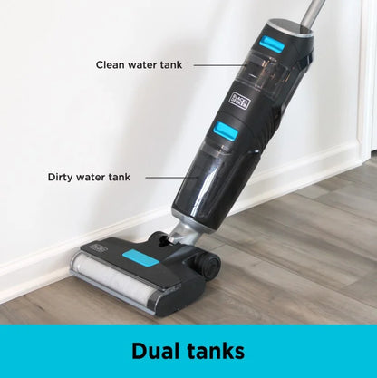 BLACK & DECKER Cordless Multi-Surface Vacuum & Wash Duo with HEPA Filter and Cleaning Accessories, BXUVXA02