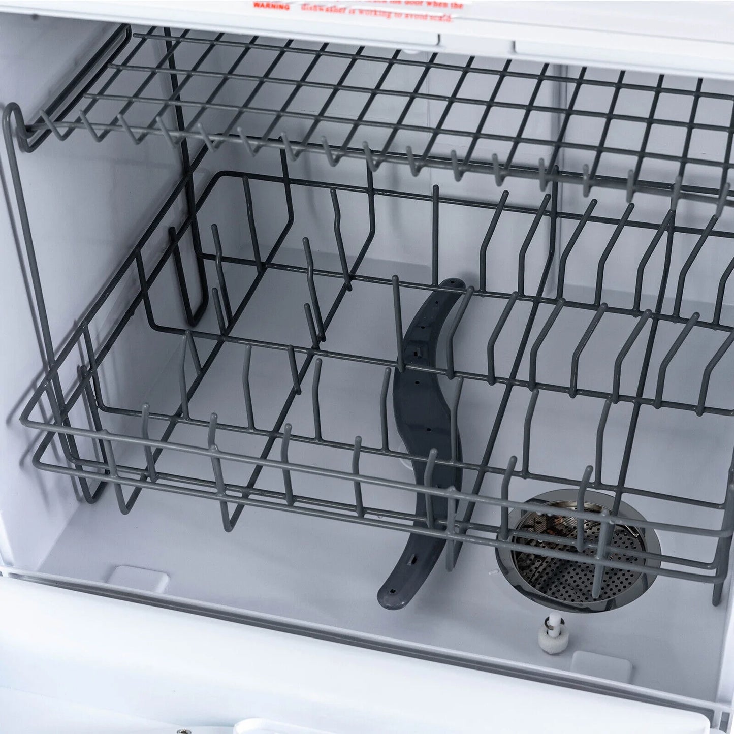 SHZICMY Portable Countertop Dishwasher Air Drying 5 Programs w/ 7L Water Tank Deep Cleaning