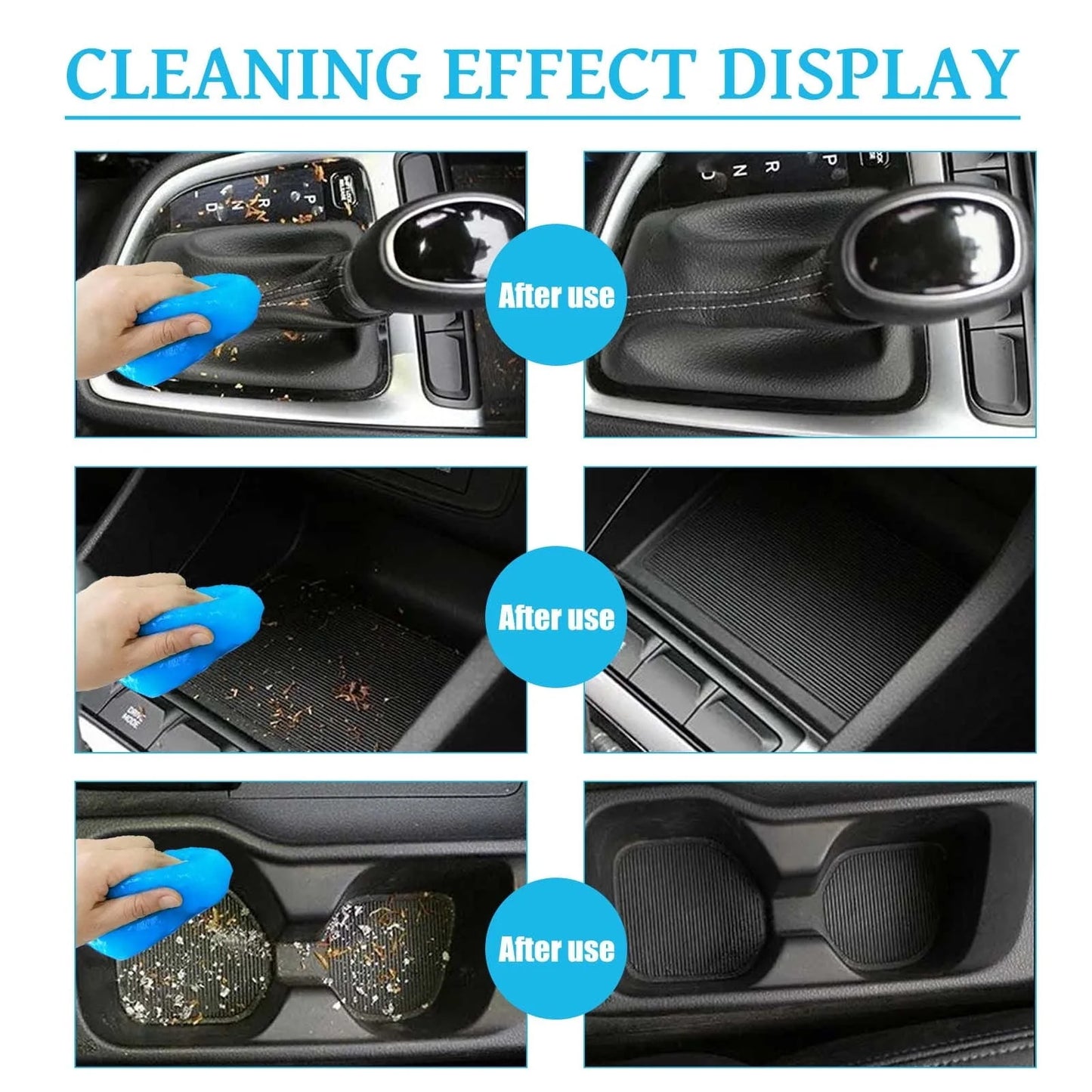Car Cleaning Gels,Cleaning Gel for Car, Car Cleaning Kit Universal Detailing Automotive Dust Car Crevice Cleaner Auto Air Vent Interior Detail Removal Putty Cleaning Keyboard Cleaner for Car Vents