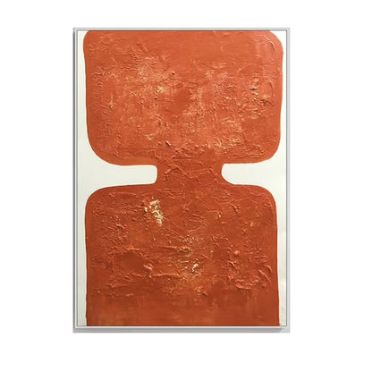 Brown Abstract Painting Wabi Sabi Wall Art Minimalist Painting Neutral Abstract Art Lare Earth Tone Modern Painting Home Decor