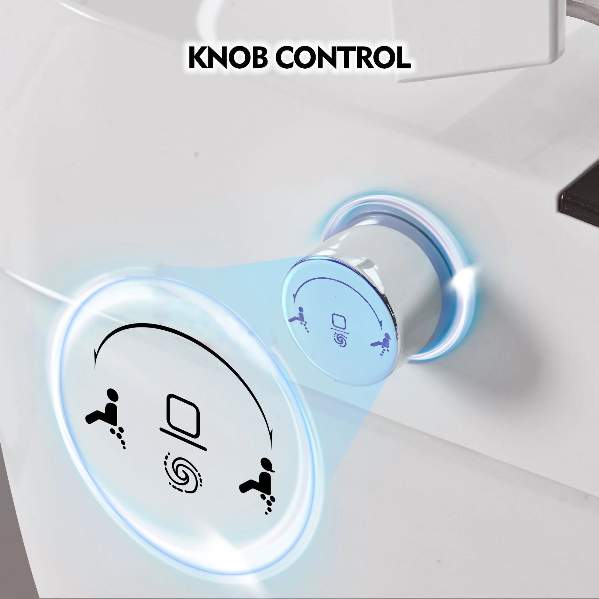M optimized Smart Toilet With Self-Cleaning Nozzle, Soft Close Dual Flush Toilet 1/1.28 GPF White