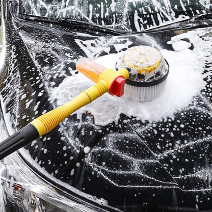 Car Wash Cleaning Kit Chenille Microfiber Wash Mop 360 Degree Automatic Rotation Car Wash Tool for Windshield Windows Doors