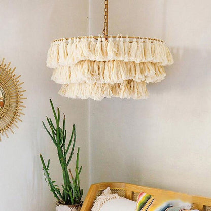 Arturesthome Handmade Woven Rope Pendant INS Creative Home Decoration Lampshade