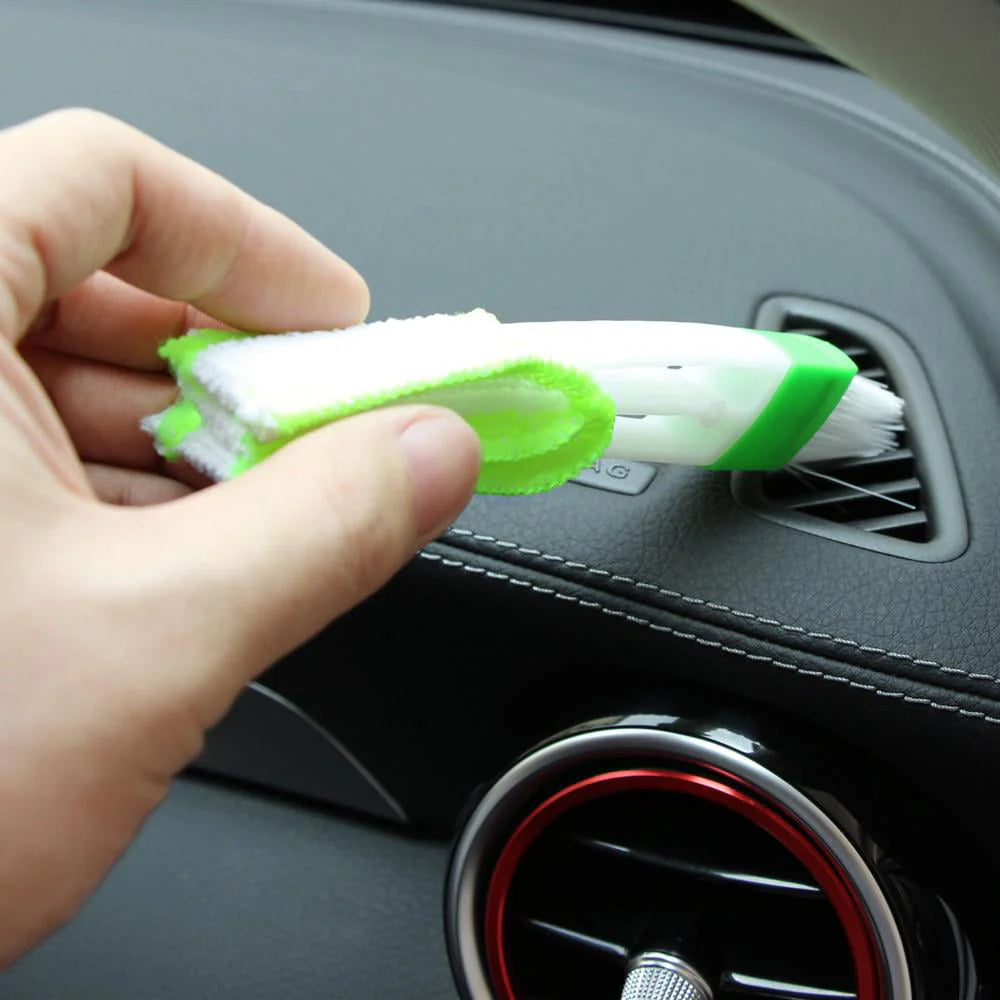 OBOSOE 7 PCS Car Detail Brush Set, Ultra-Soft Cleaning Tool Auto Detail Brushes Kit to Wash Vehicles Interior Exterior Trim Wheel Rim