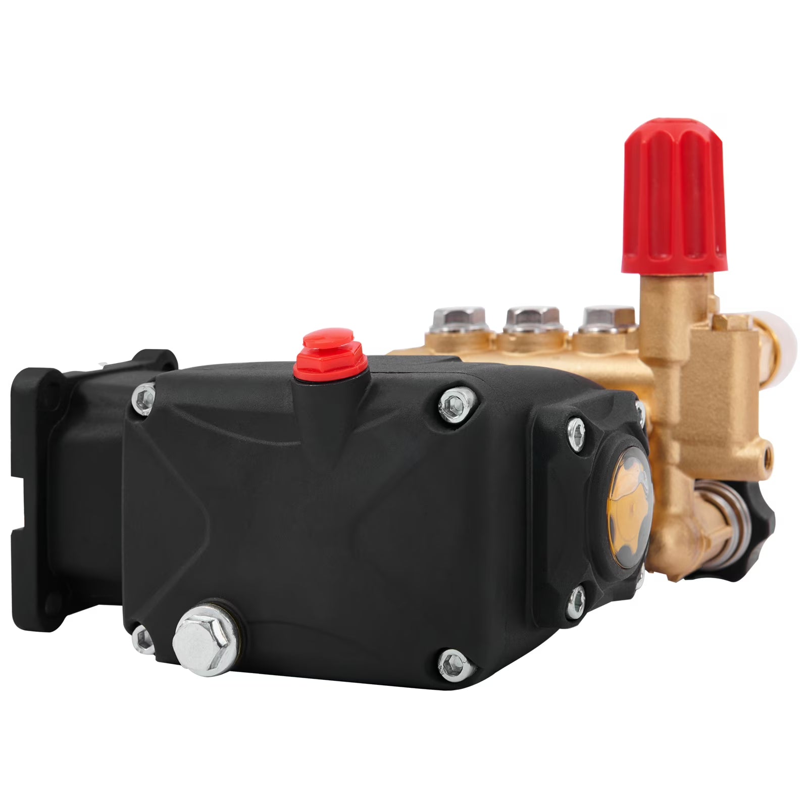 KFFKFF Pressure Cleaning Pump, Triplex Plunger with 3/4" Shaft, 3700 PSI, 2.5 GPM, Substitute Power Cleaning Pumps Set, Component Cleaning Pump, Fits Simpson MorFlex Models 40224, 40225, 40226
