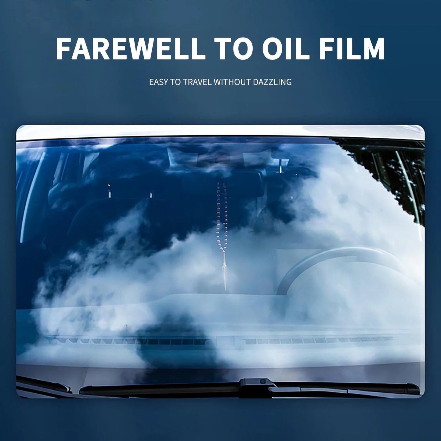 Popular Car Oil Film Cleaning Emulsion, Windshield Oil Film Stain Removal, Wiper Oil Film Cleaning Agent 150ml