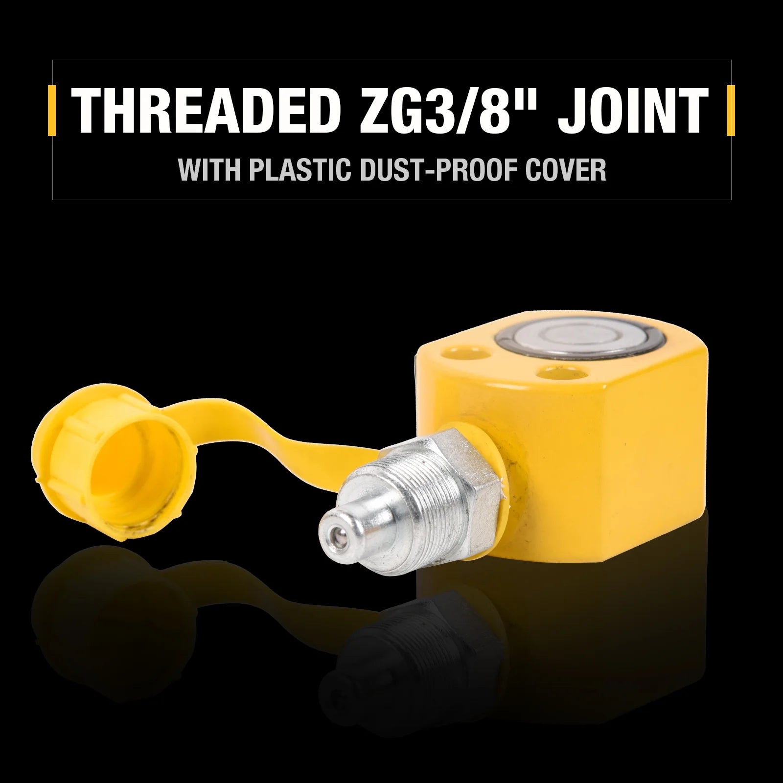 Dawot 5T 11023lbs 0.28" Low Profile Hydraulic Cylinder Jack Kit + CP-180 400cc 10000psi Manual Hydraulic Hand Pump Hydraulic Porta Power Kit for Shipbuilding, Bridge, Construction