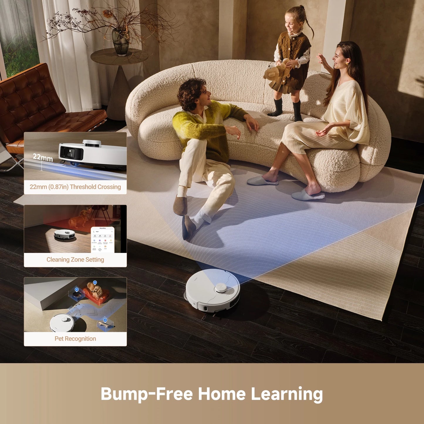 MOVA P50 Pro Ultra Robot Vacuum with Cleaning Solution, Removable&Liftable Mop,Anti-Tangle,Self Drying&Cleaning