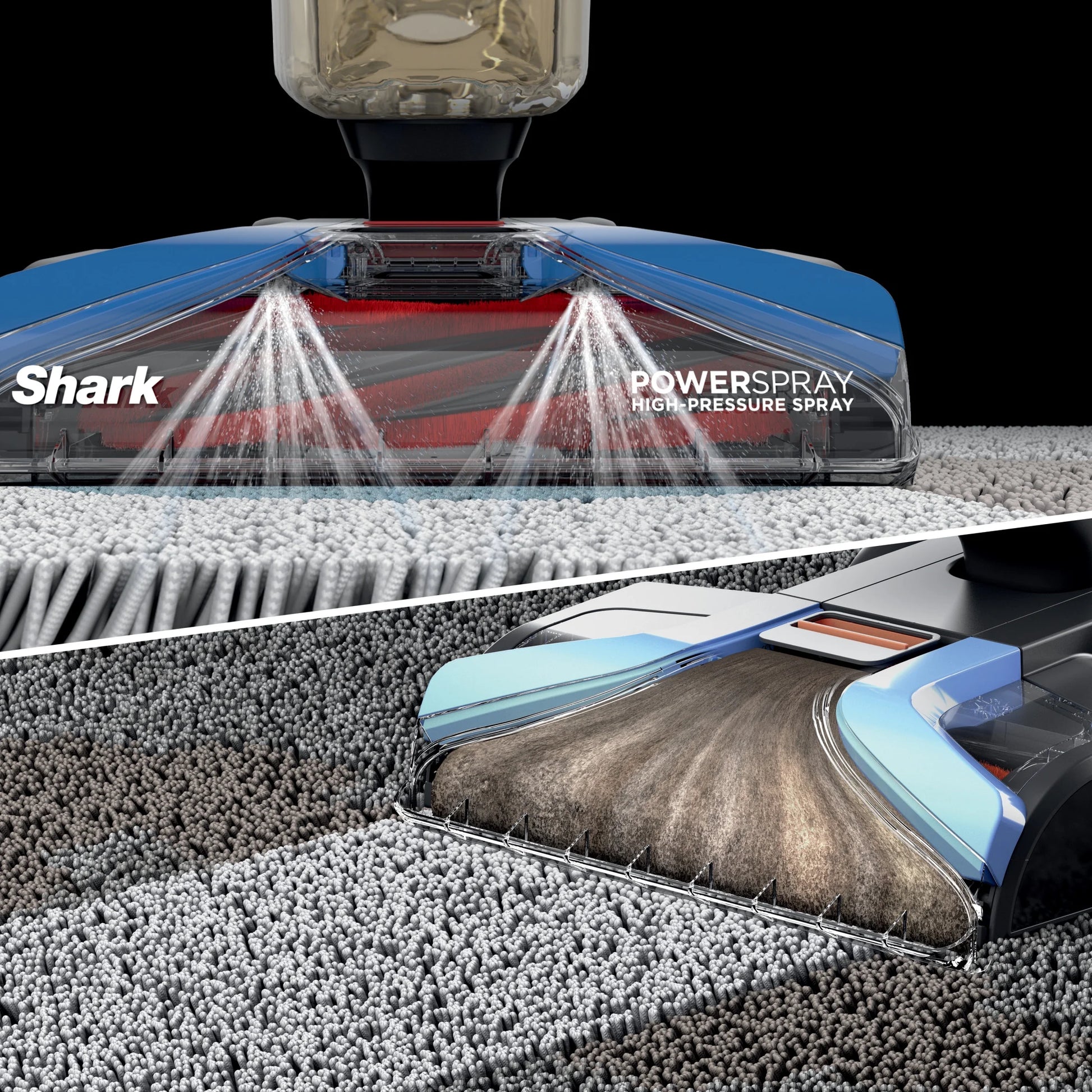 Shark? CarpetXpert? Upright Carpet & Area Rug Cleaner, Perfect for Pets, Lightweight & Powerful, Dirt, Grime, & Odor Removal, Carpet Shampooer, Cleaning Solution, Blue, EX121BRN