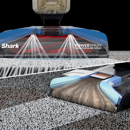 Shark? CarpetXpert? Upright Carpet & Area Rug Cleaner, Perfect for Pets, Lightweight & Powerful, Dirt, Grime, & Odor Removal, Carpet Shampooer, Cleaning Solution, Blue, EX121BRN